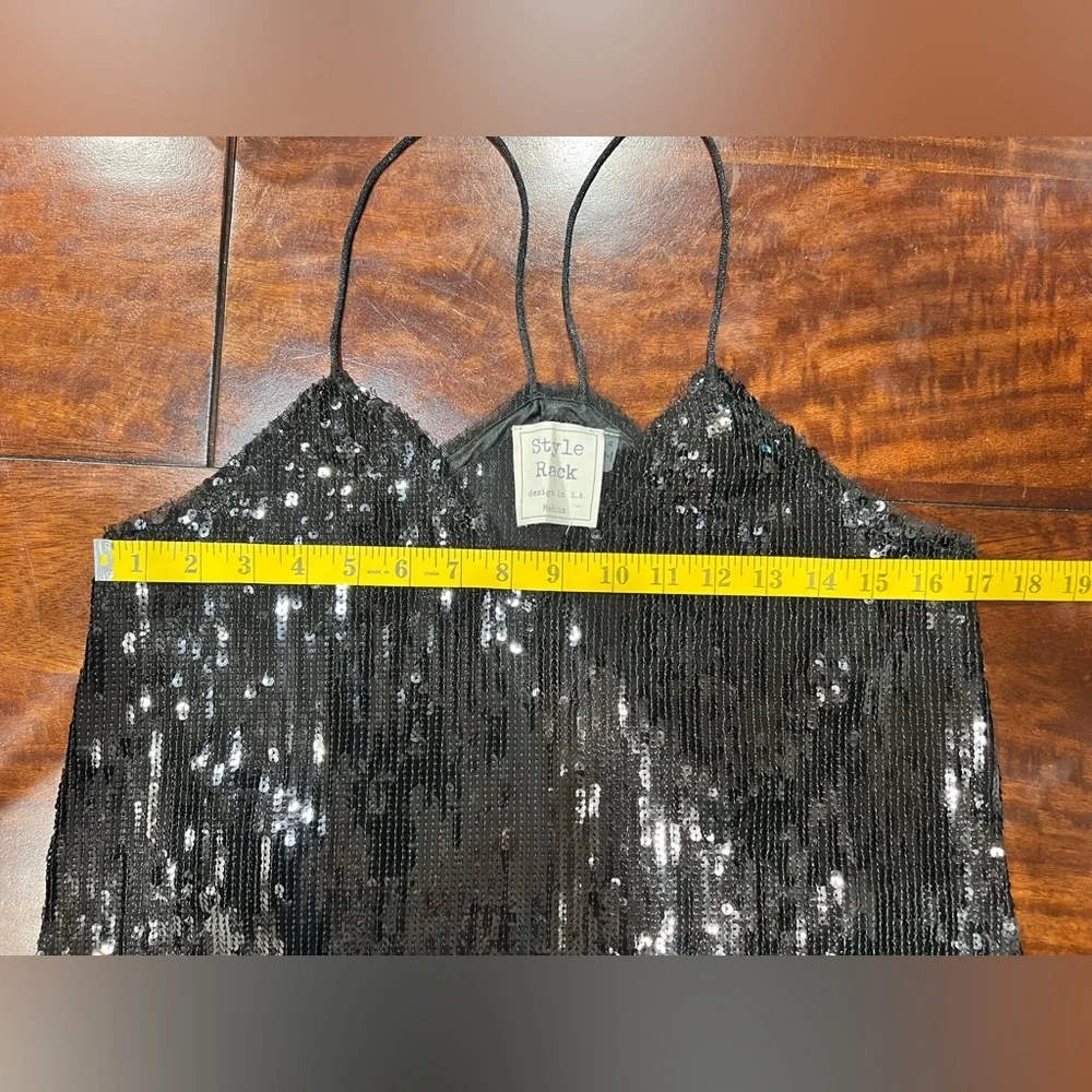🆕 Style Rack Gorgeous & Fun Sequined Blouse - Picture 5 of 5